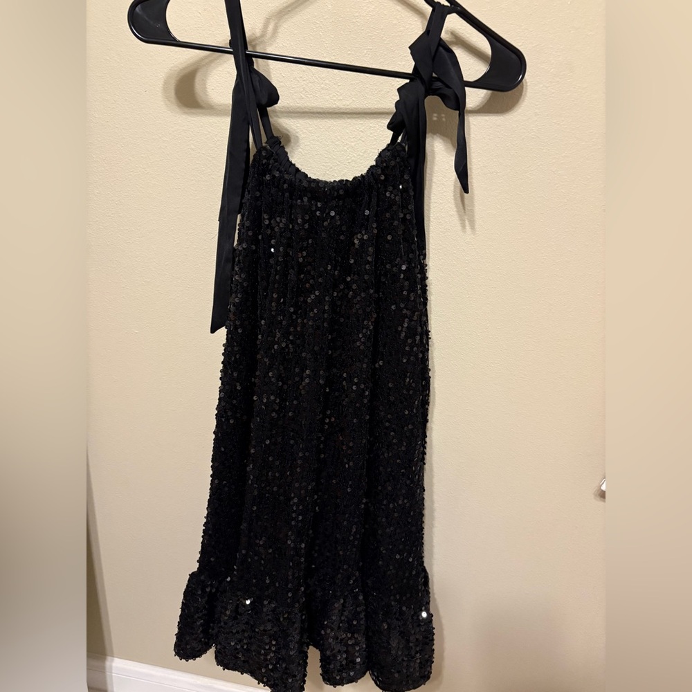 NWT Chelsea & Violet Black Sequin Dress